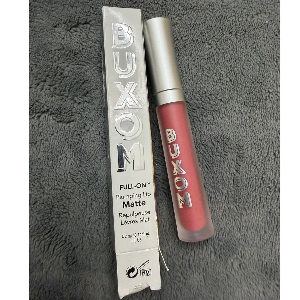 Buxom Plumping Lip Matte Women 0.14oz GNO New Pink Suede Finish Liquid Lipstick